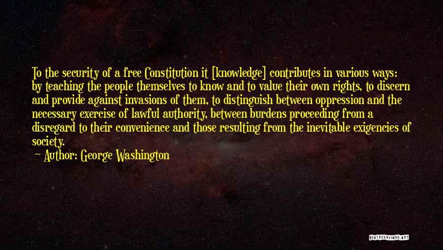 Defences For Black Quotes By George Washington