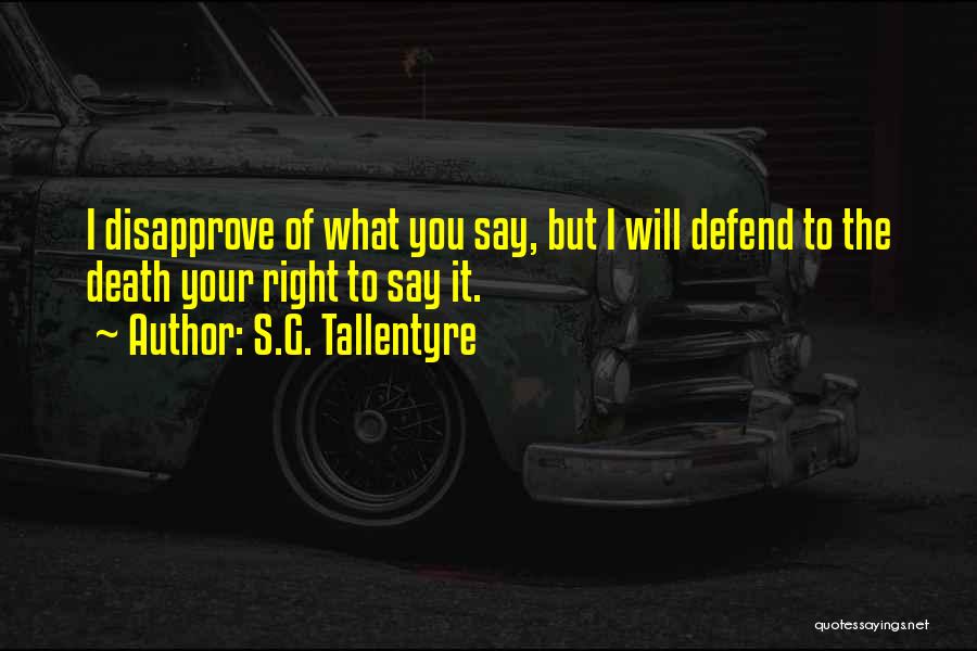 Defend Freedom Quotes By S.G. Tallentyre