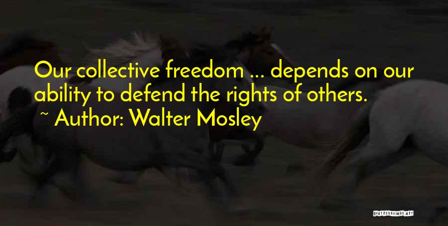 Defend Freedom Quotes By Walter Mosley