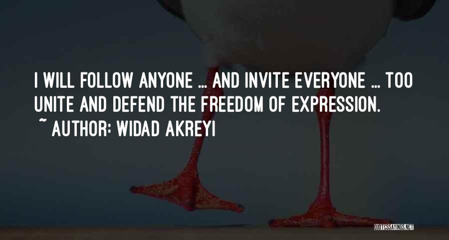 Defend Freedom Quotes By Widad Akreyi