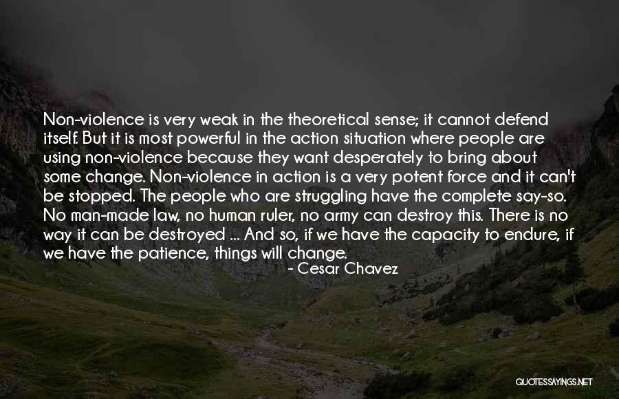 Defend The Weak Quotes By Cesar Chavez Defend The Weak Quotes By Cesar Chavez