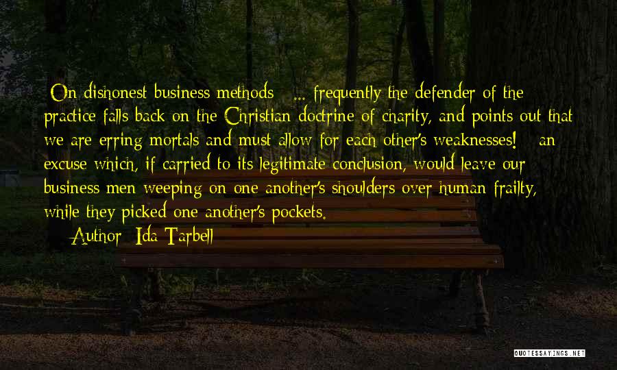 Defender Quotes By Ida Tarbell