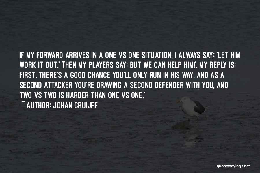 Defender Quotes By Johan Cruijff