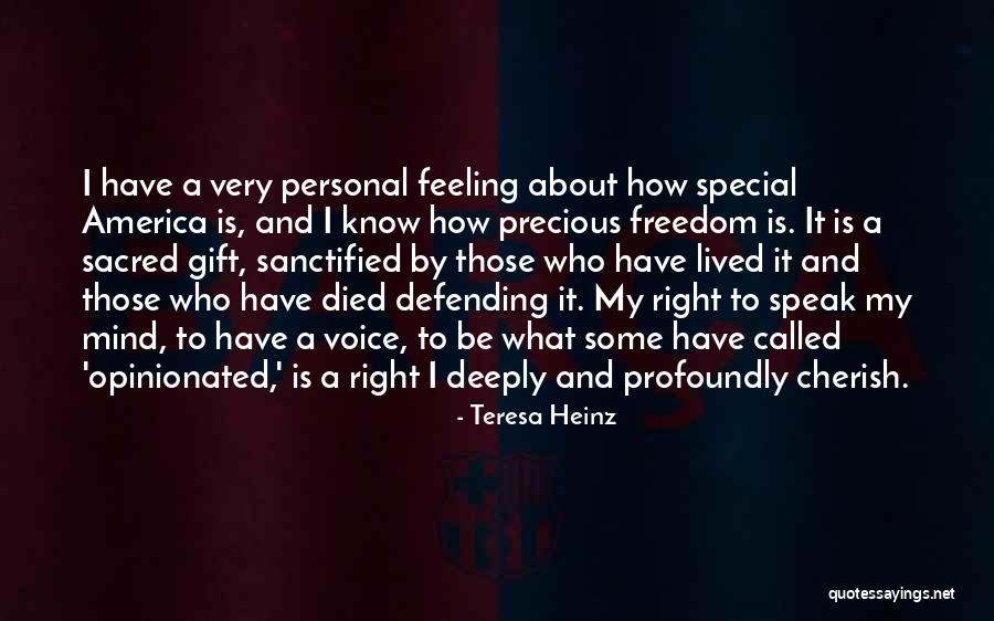 Defending America Quotes By Teresa Heinz Defending America Quotes By Teresa Heinz