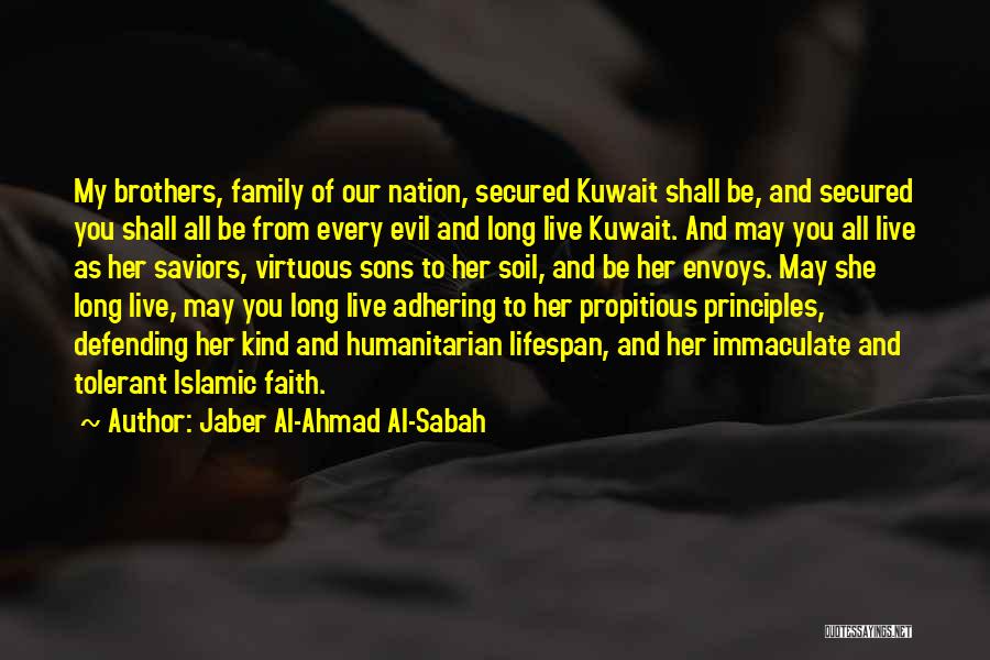 Defending Family Quotes By Jaber Al-Ahmad Al-Sabah