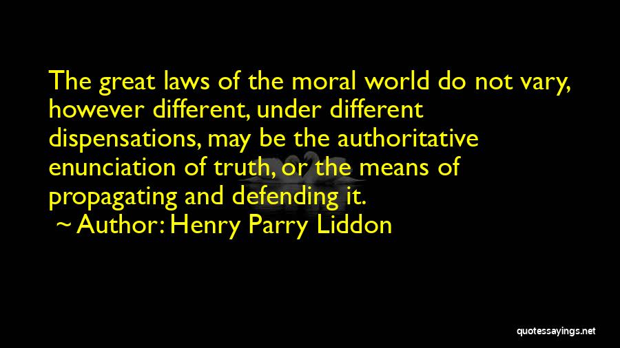 Defending Others Quotes By Henry Parry Liddon