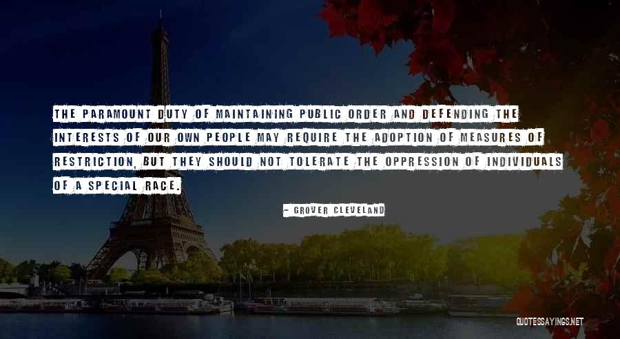 Defending People Quotes By Grover Cleveland Defending People Quotes By Grover Cleveland