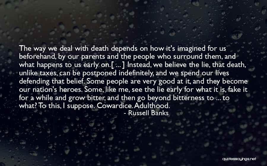 Defending People Quotes By Russell Banks Defending People Quotes By Russell Banks