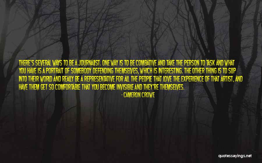 Defending The One You Love Quotes By Cameron Crowe Defending The One You Love Quotes By Cameron Crowe