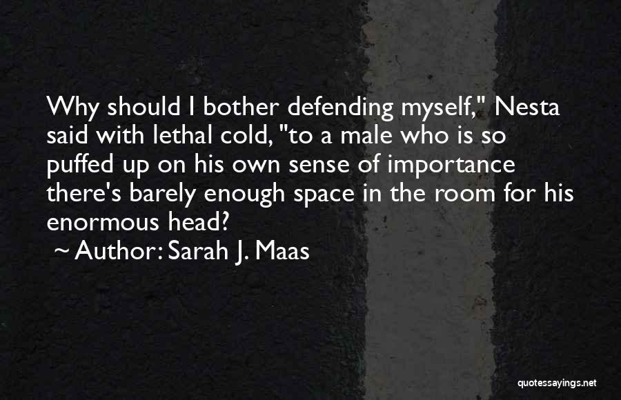 Defending Yourself Quotes By Sarah J. Maas