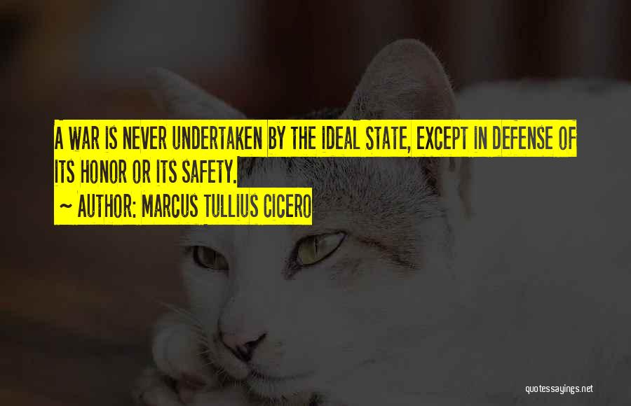 Defense In War Quotes By Marcus Tullius Cicero