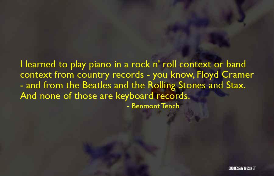 Defensiva Significado Quotes By Benmont Tench Defensiva Significado Quotes By Benmont Tench