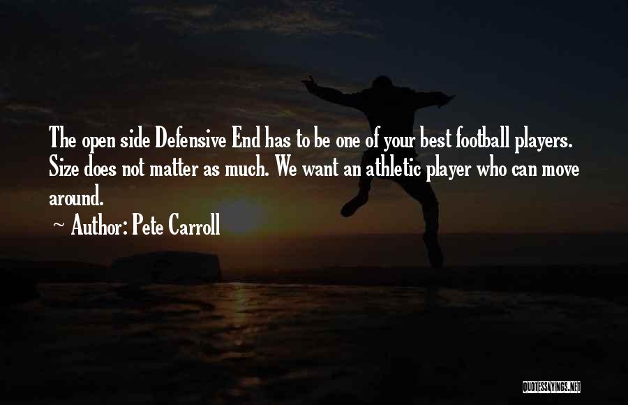 Defensive Football Quotes By Pete Carroll