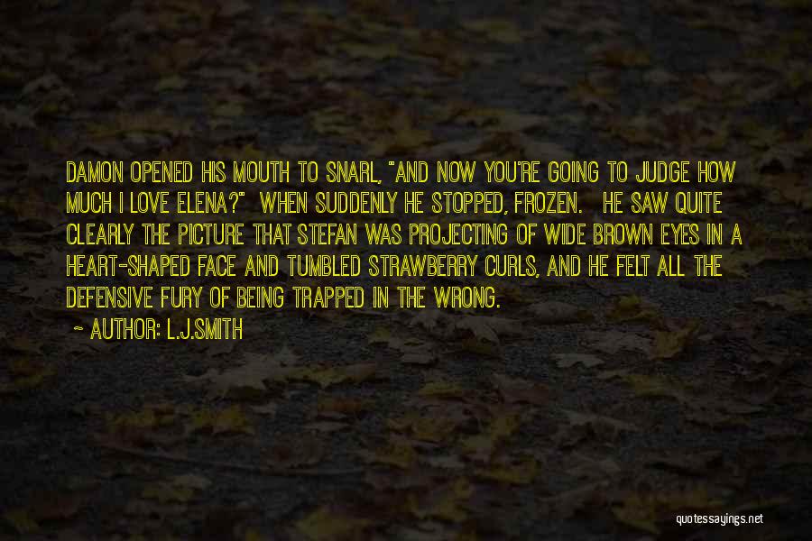 Defensive Love Quotes By L.J.Smith