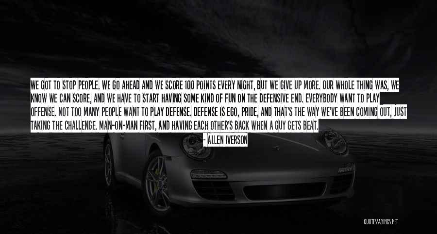 Defensive People Quotes By Allen Iverson Defensive People Quotes By Allen Iverson