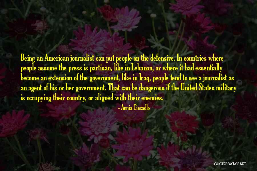 Defensive People Quotes By Annia Ciezadlo Defensive People Quotes By Annia Ciezadlo
