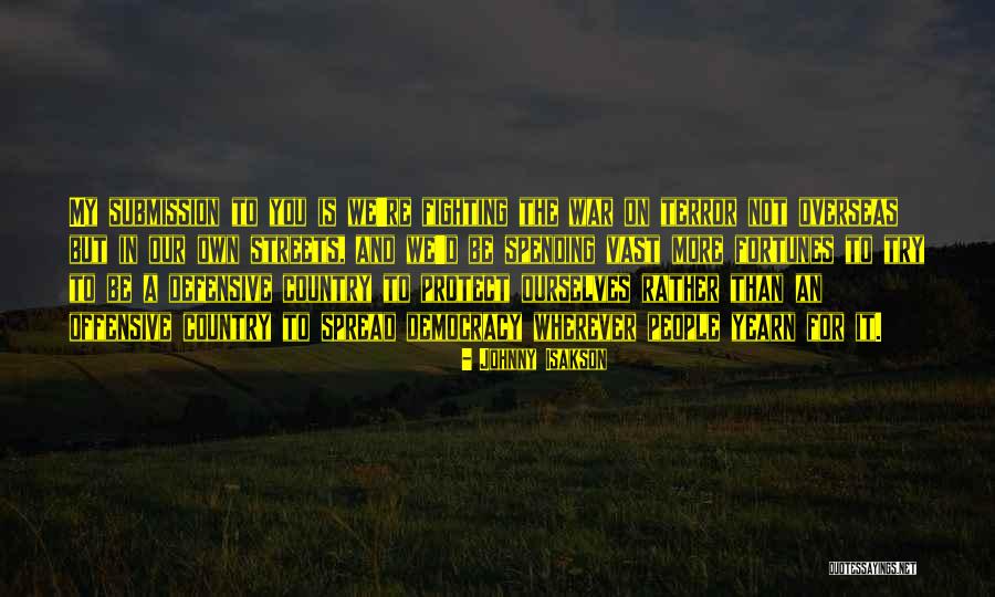 Defensive People Quotes By Johnny Isakson Defensive People Quotes By Johnny Isakson