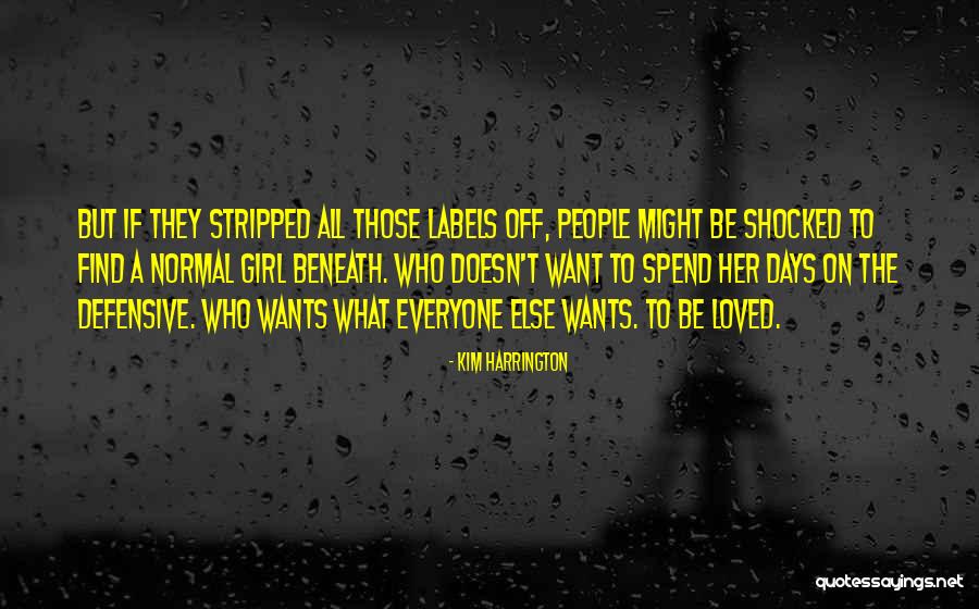 Defensive People Quotes By Kim Harrington Defensive People Quotes By Kim Harrington