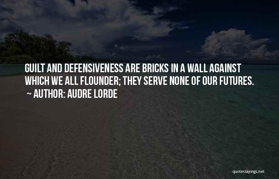 Defensiveness Quotes By Audre Lorde