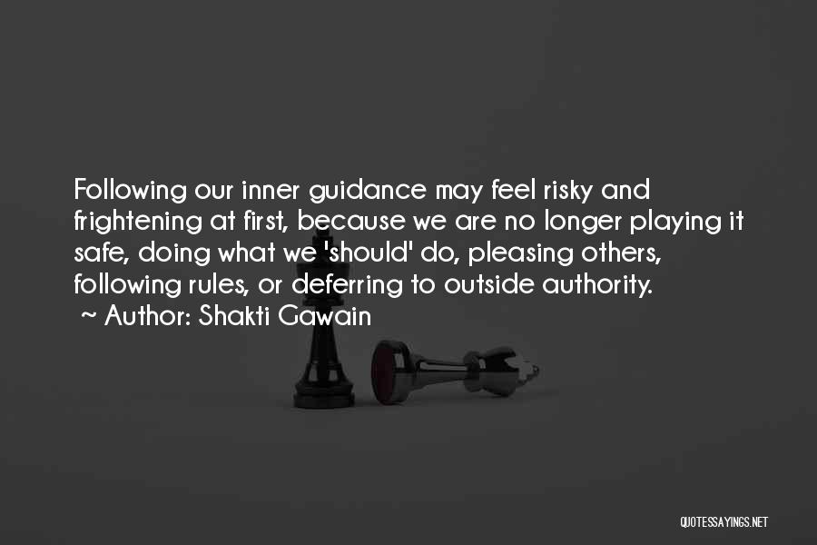 Deferring Quotes By Shakti Gawain