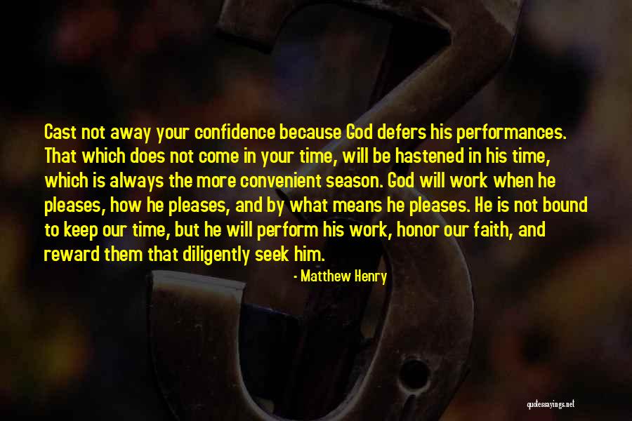 Defers Quotes By Matthew Henry Defers Quotes By Matthew Henry