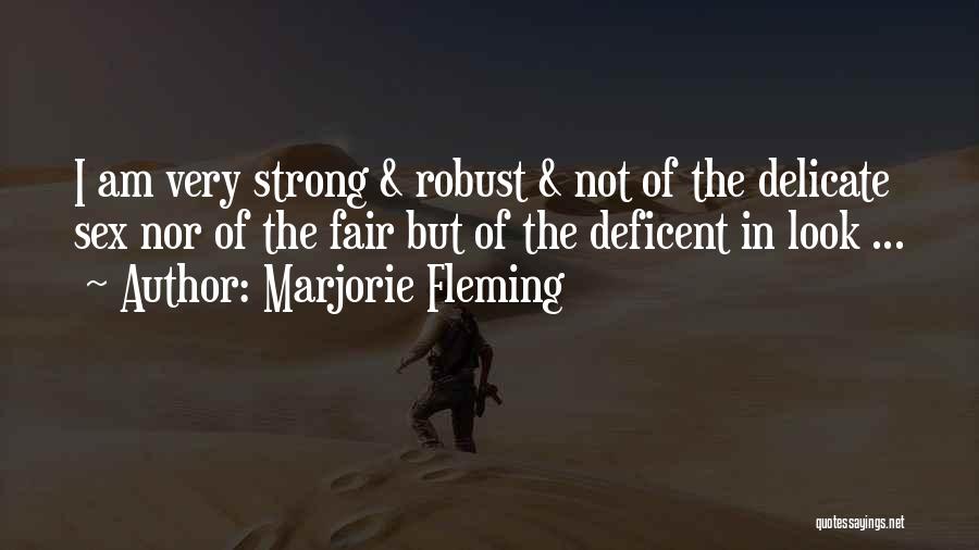 Deficent Quotes By Marjorie Fleming
