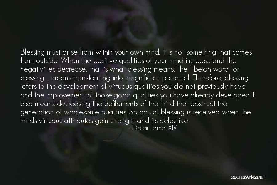 Defilements Of The Mind Quotes By Dalai Lama XIV Defilements Of The Mind Quotes By Dalai Lama XIV