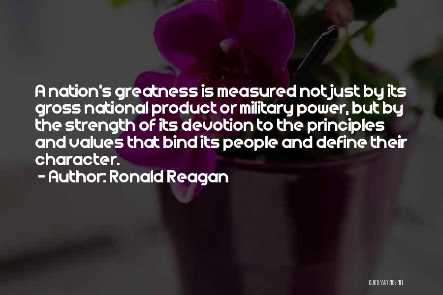 Define Character Quotes By Ronald Reagan