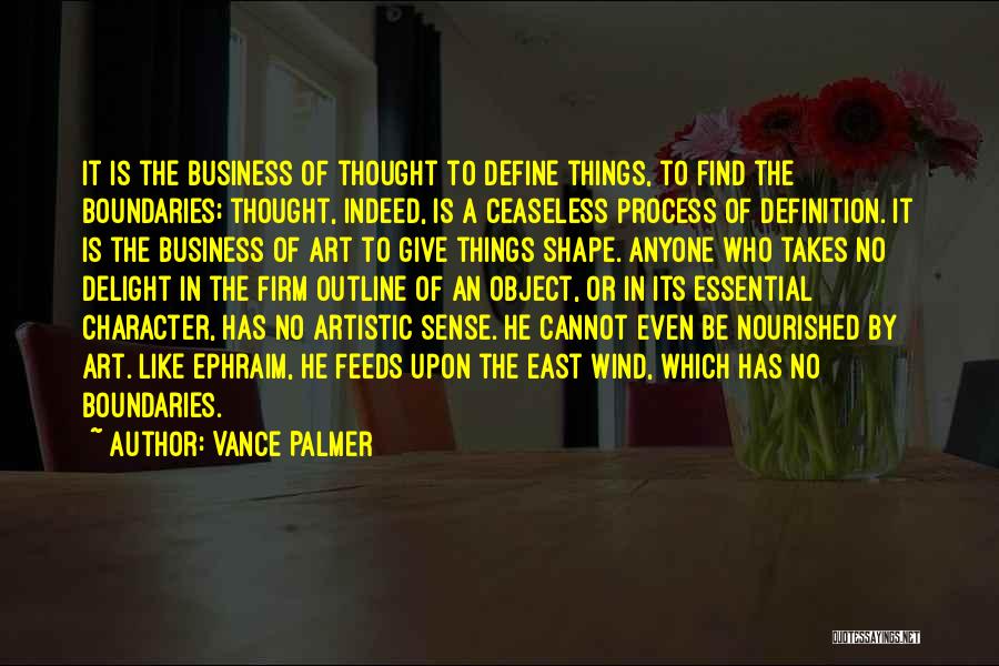 Define Character Quotes By Vance Palmer