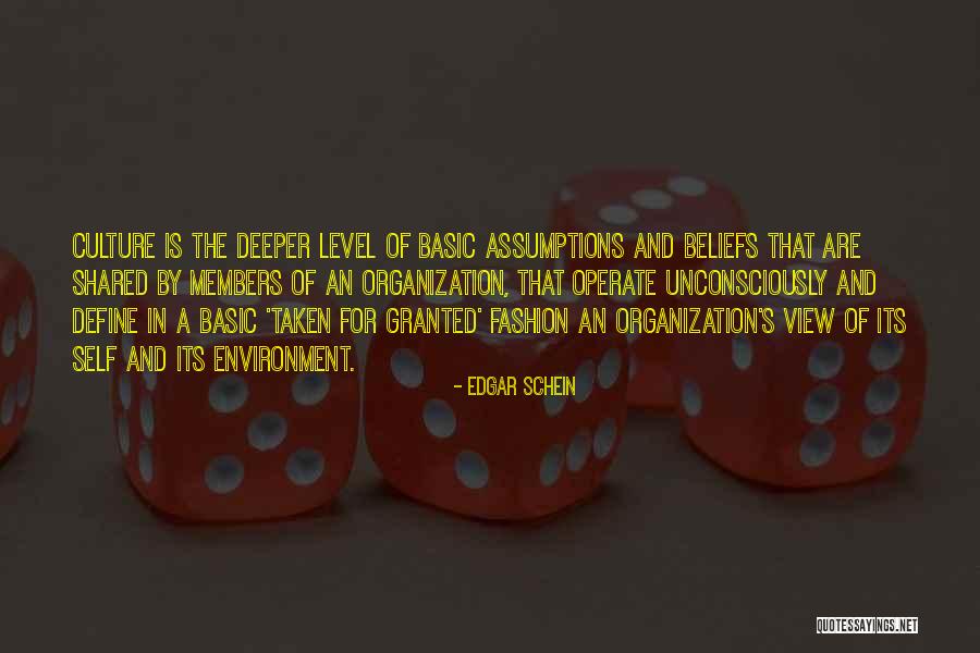 Define Culture Quotes By Edgar Schein