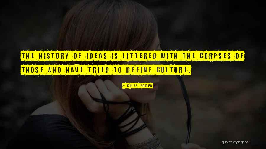 Define Culture Quotes By Giles Foden