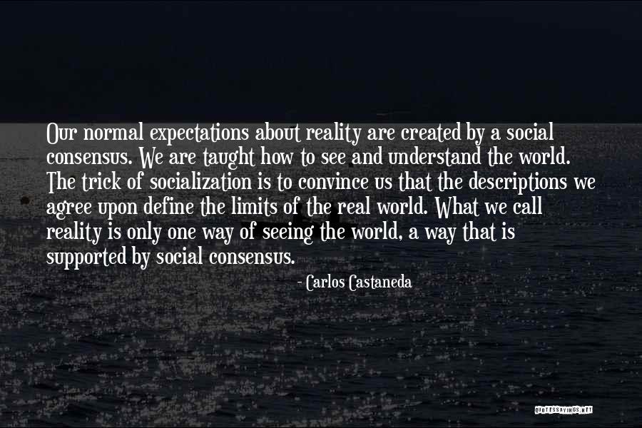 Define Normal Quotes By Carlos Castaneda