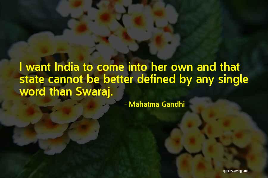 Defined By Quotes By Mahatma Gandhi