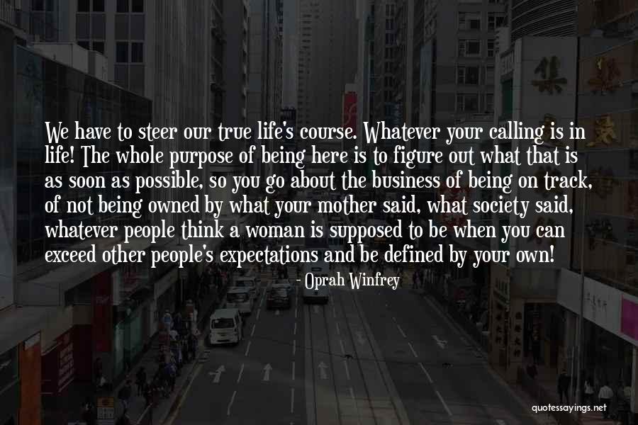 Defined Purpose Quotes By Oprah Winfrey Defined Purpose Quotes By Oprah Winfrey