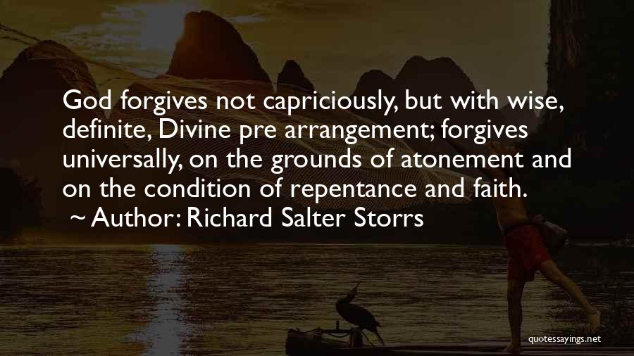 Definite Atonement Quotes By Richard Salter Storrs