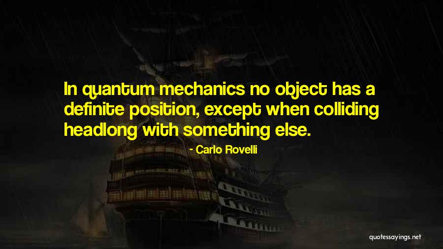 Definite Quotes By Carlo Rovelli