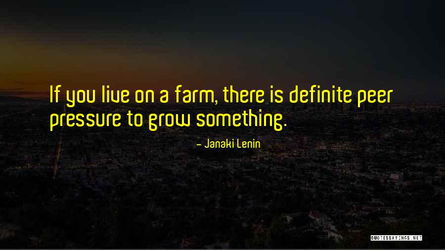 Definite Quotes By Janaki Lenin