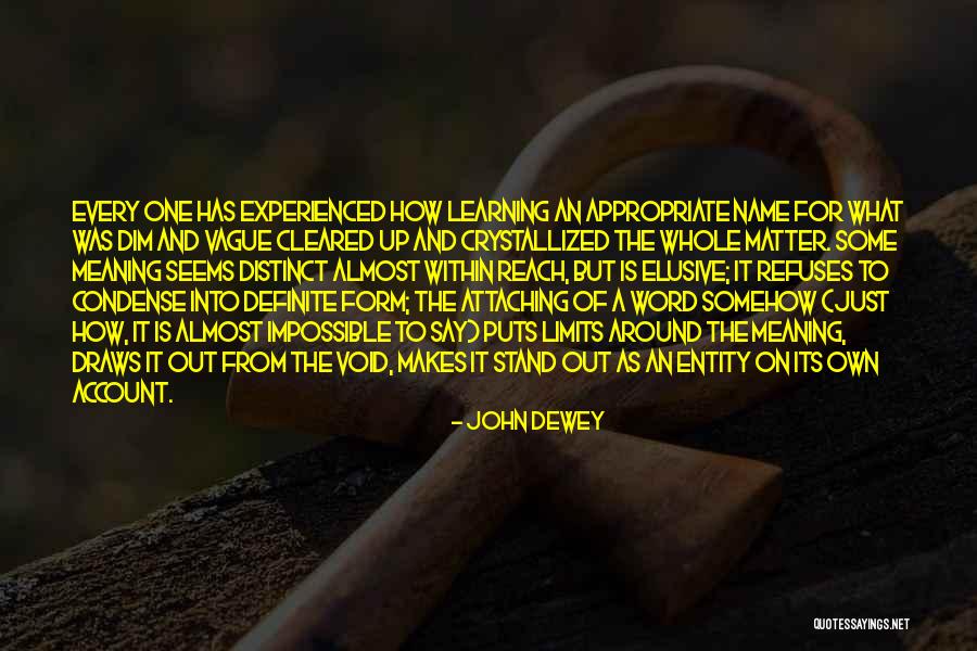 Definite Quotes By John Dewey