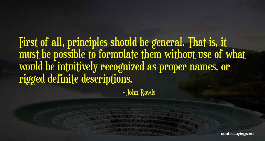 Definite Quotes By John Rawls