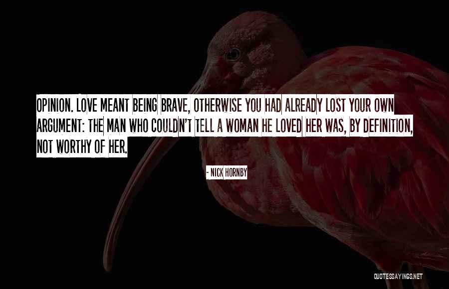 Definition Love Quotes By Nick Hornby Definition Love Quotes By Nick Hornby