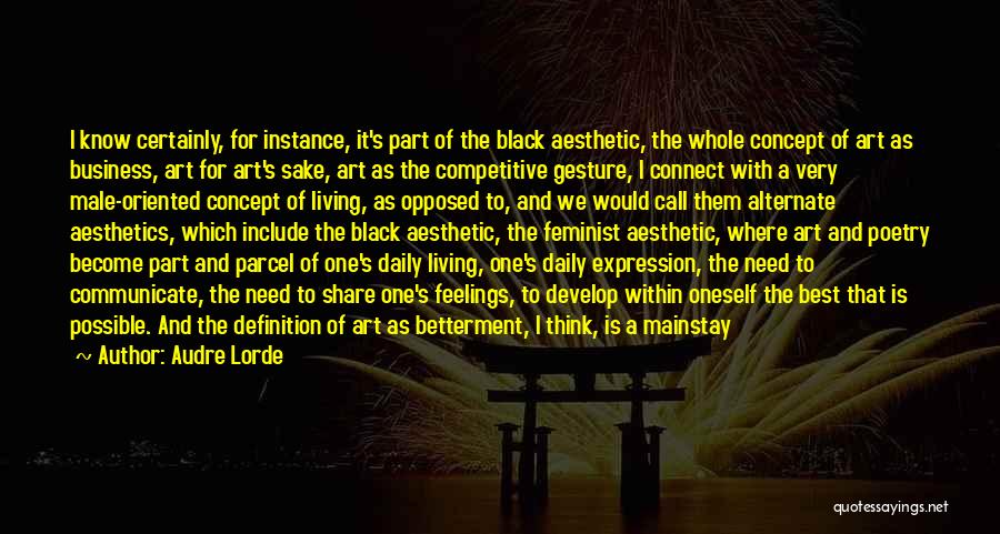 Definition Of Art Quotes By Audre Lorde