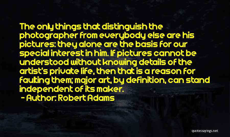 Definition Of Art Quotes By Robert Adams