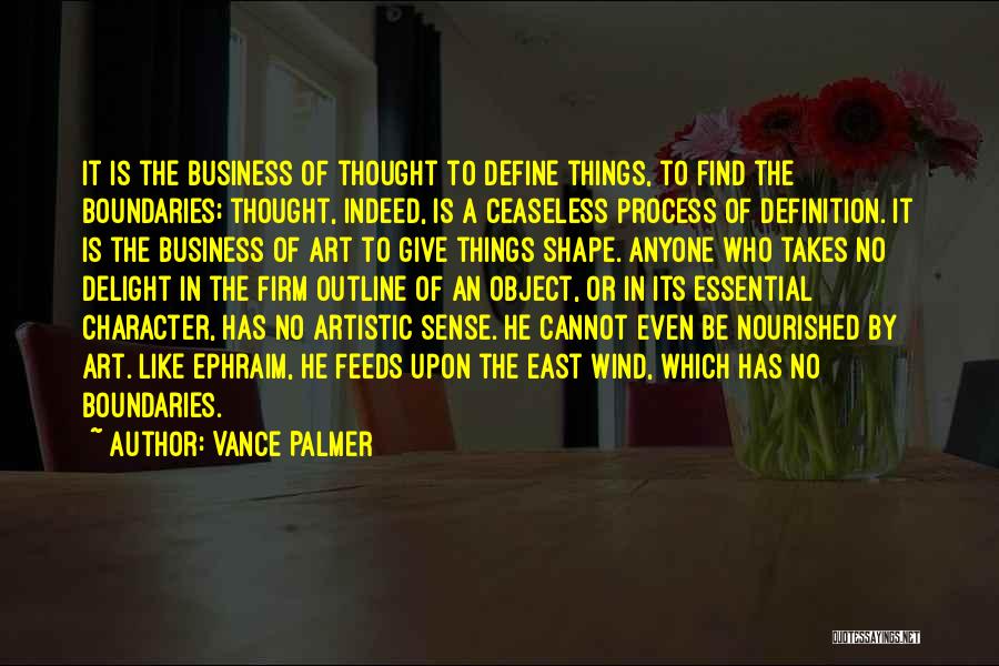 Definition Of Art Quotes By Vance Palmer
