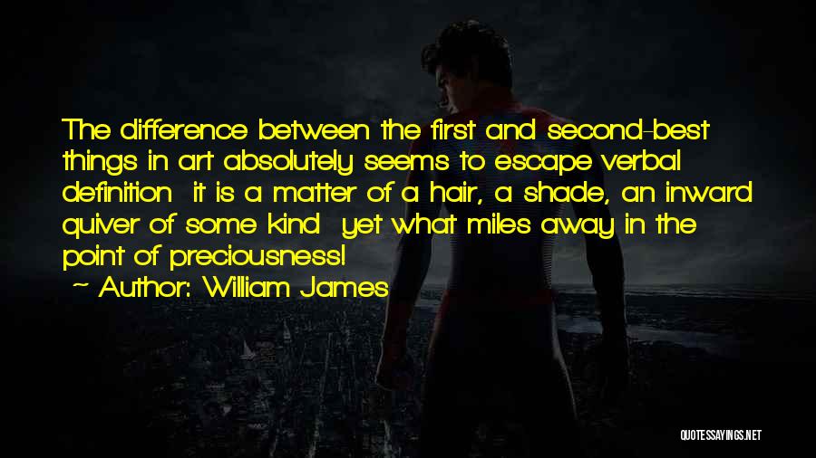 Definition Of Art Quotes By William James