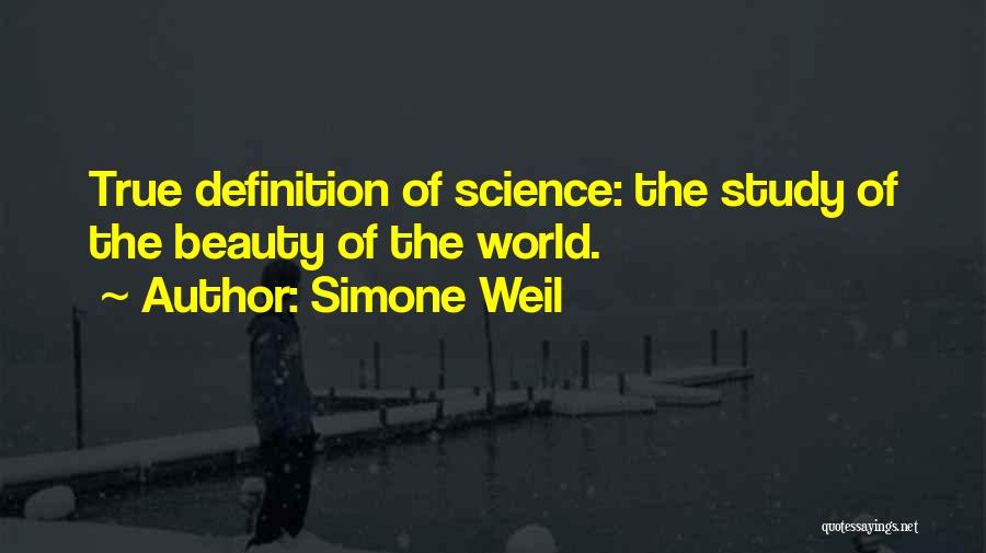 Definition Of Beauty Quotes By Simone Weil