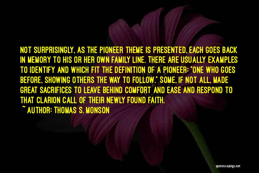 Definition Of Family Quotes By Thomas S. Monson
