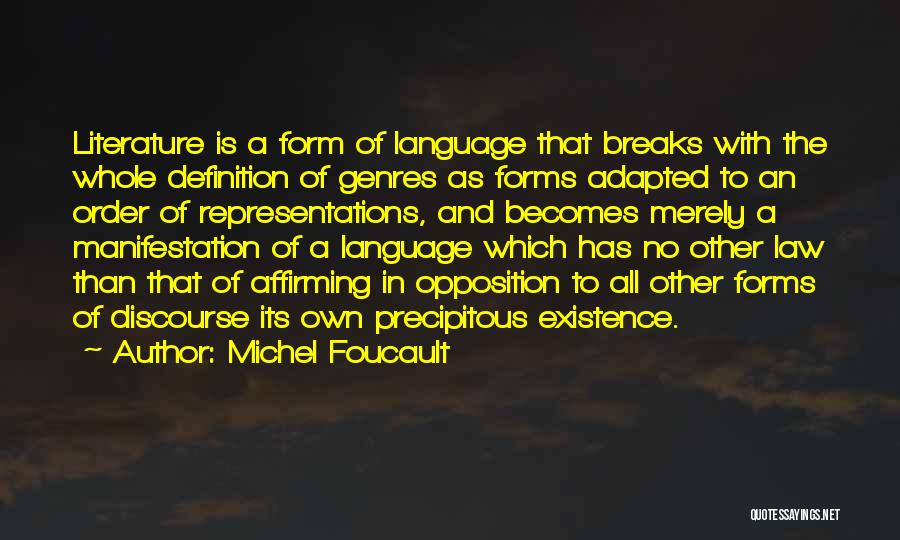 Definition Of Law Quotes By Michel Foucault