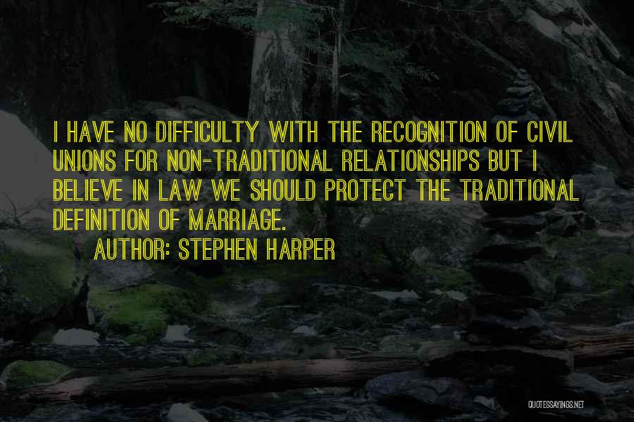 Definition Of Law Quotes By Stephen Harper