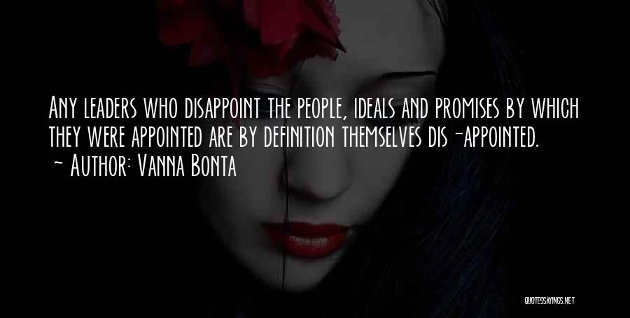 Definition Of Leadership Quotes By Vanna Bonta