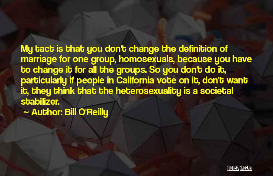 Definition Of Marriage Quotes By Bill O'Reilly